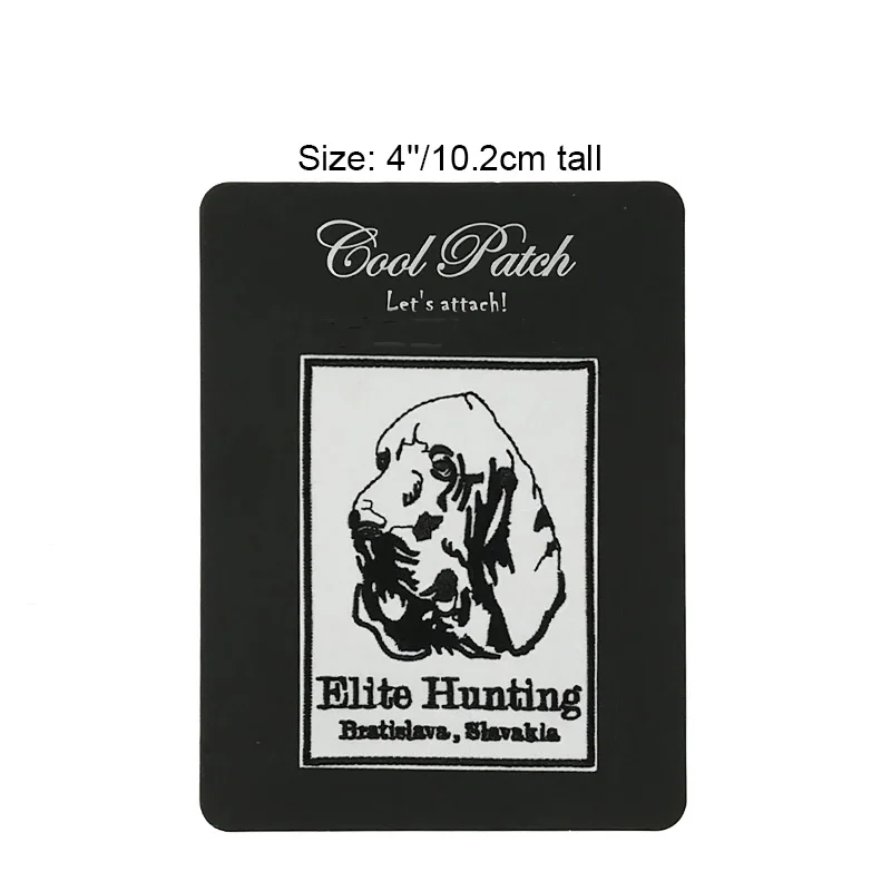 

Elite Hunting Club Retro Embroidered Iron on Sew on Patches Hostel Horror Movies Old Film Stickers