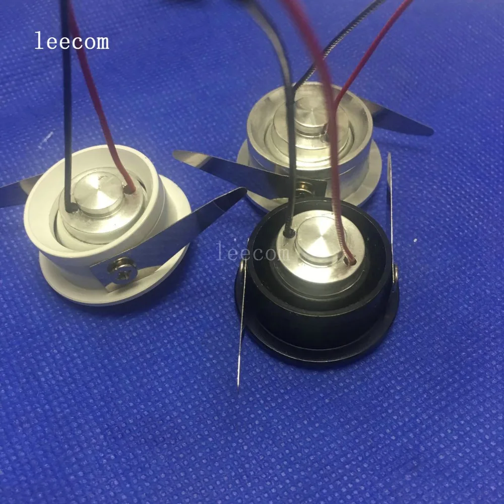 Dc12v Светодиодный точечный мини-светильник 20 шт лампа для шкафа 1,5 Вт Высокая мощность Led теплый белый Внутреннее освещение
