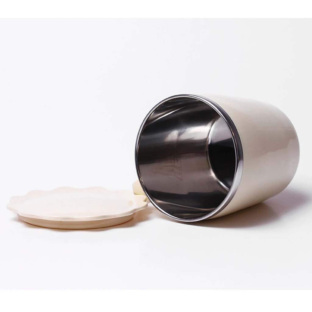 2 Pieces Lightweight Steel Nursing Cup Liquid Diet Drinking Cup with Straw For Elderly Patient Parturient Weak Grip Feeding Cup