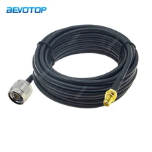 

LMR 200 20CM/50CM/1M/2M/3M Low-loss 50 GHz RF Coaxial LMR200 SMA Female Jack Connector to F Male Plug Pigtail Extension Cable