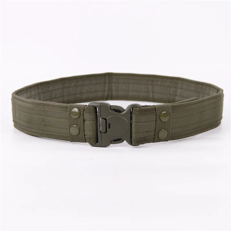 leather belt price 2021 New Army Style Combat Belts Quick Release Tactical Belt Fashion Men Canvas Waistband Outdoor Hunting Camouflage Waist Strap men's belts