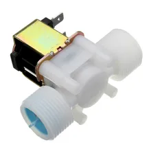 Новое поступление пластиковый Электрический 12 В Соленоидный клапан DC 3/" N/C обычно закрытый вход управление потоком