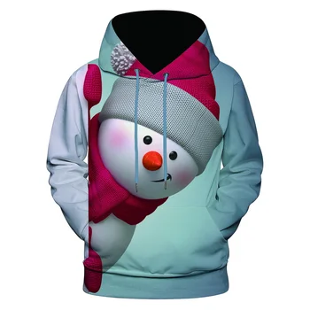 

EAnvog S-5XL 3D Printing Unisex Merry Christmas Warm Hoodie Pullover Sweatshirt Tops Hooded Funny Mens Clothing