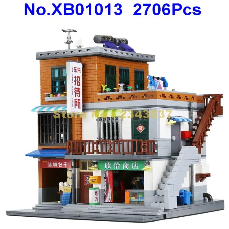 2706 шт. Детский конструктор уличный вид|building blocks|block blockcity building blocks |