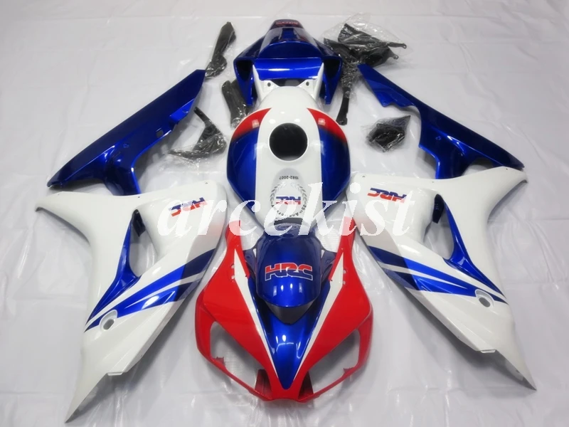 Литьевая Форма ABS мотоцикл Полный обтекатели комплект подходит для CBR1000RR 06 07 CBR1000RR CBR1000 2006 2007 набор тела на заказ HRC