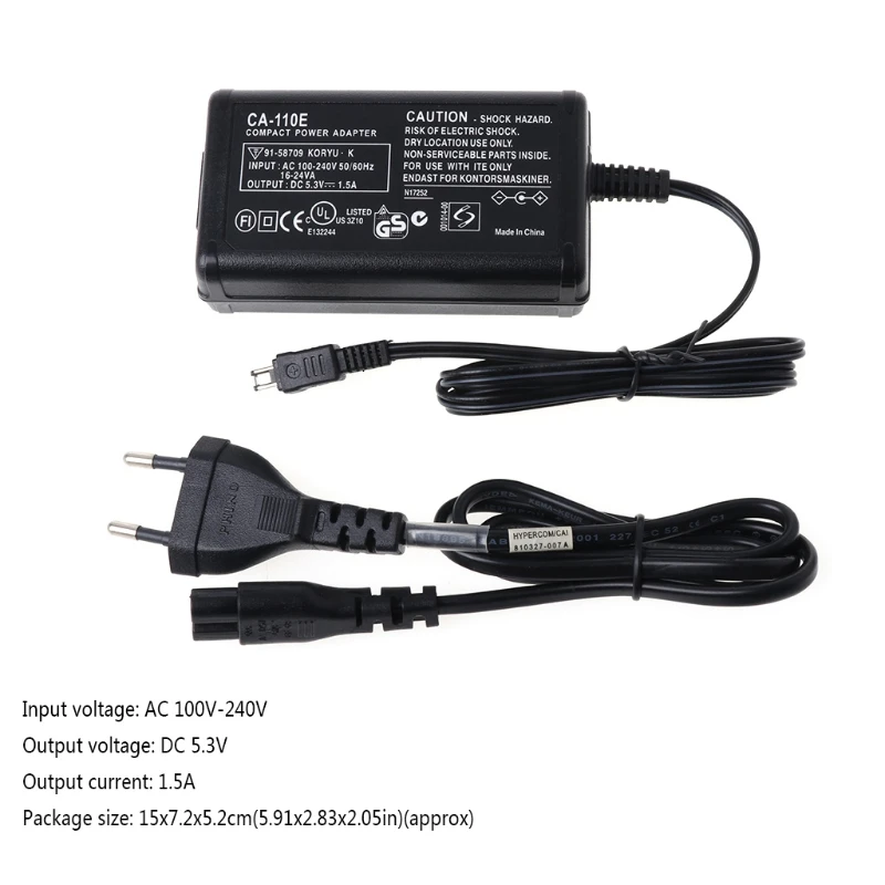 Для Canon CA-110 CA-110E адаптер Зарядное устройство блок питания для HF R26 R205 R200 AXYF