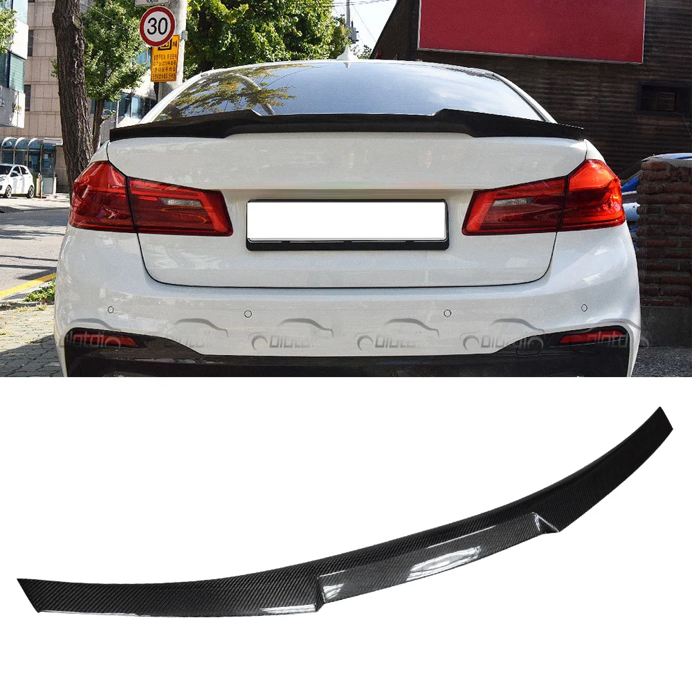 

v Style Car Styling Real Carbon Fiber spoiler Rear Wing Spoiler forSpoiler for BMW F90 M5 M5C G30 G31 5 SERIES