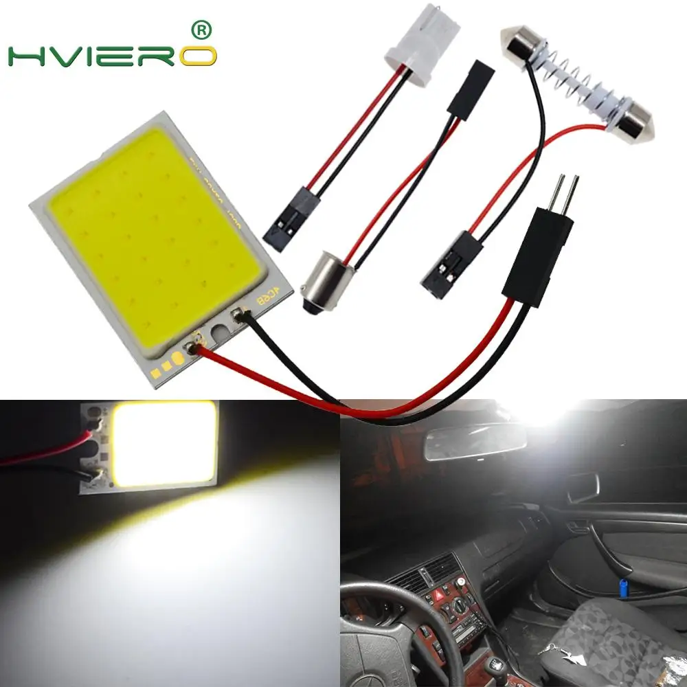 Лампа для чтения в салоне автомобиля 2 шт.|bulb light|cob led24 smd |