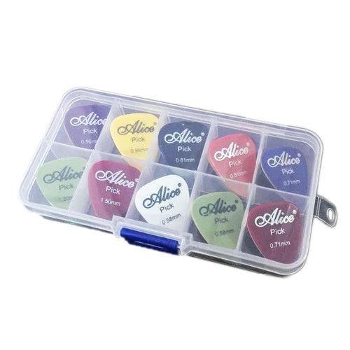Гитара Alice pick 1 коробка корпус 40 шт. медиатор plectrum mix 0,58-1,5