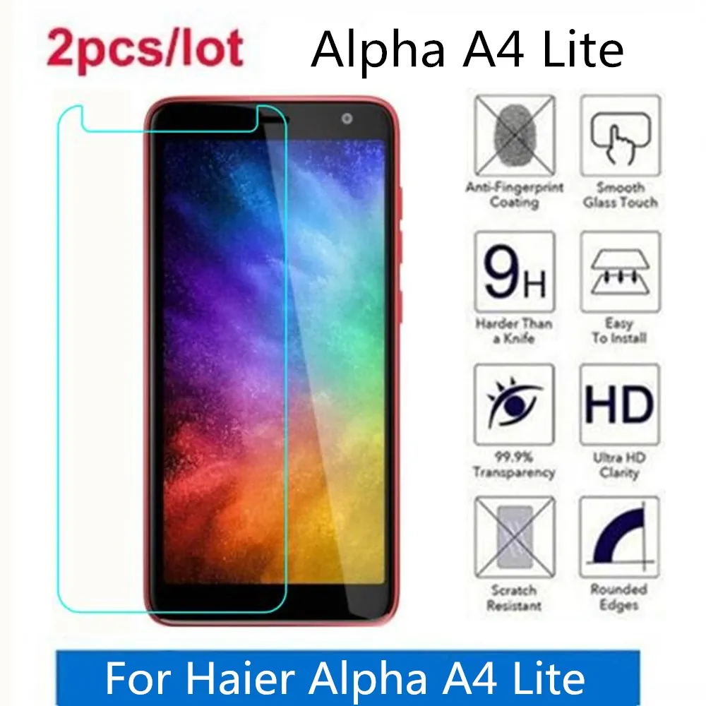 Закаленное стекло для Haier Alpha A4 Lite 2.5D Premium Защитная пленка экрана защитная |