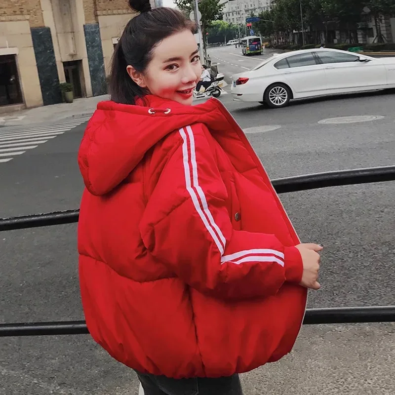 Short Sport Winter Jacket Women Parka Coat Down Oversize Plus Size Female Warm Thick Clothing Outer