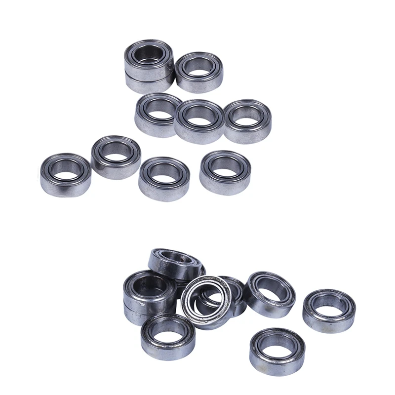 NHBR-20Pcs миниатюрный герметичный металлический экранированный метрический радиальный шариковый подшипник, 10 шт. MR95-ZZ 5X9X3 мм и 10 шт. MR106-ZZ 6X10X3 мм