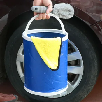 

13L Portable Folding Bucket Collapsible Multifunctional Folding Outdoor Bucket Basin for Toyota Camry Corolla RAV4 Yaris Highlan