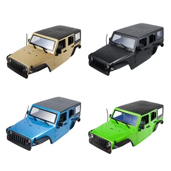 

Unassembled 12.3Inch 31m Wheelbase Body Car Shell for 1/10 RC Crawler Jeep Wrangler Axial SCX10 & SCX10 II 90046 90047