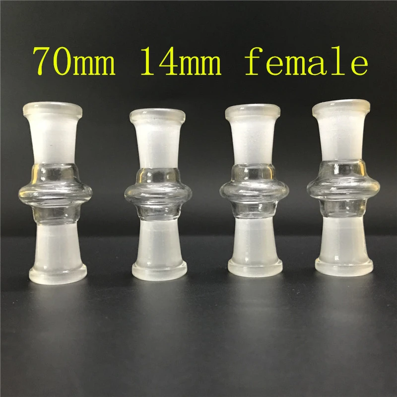 Replacement Glass Tube Adapter 14mm Female to 14mm Female Adapters