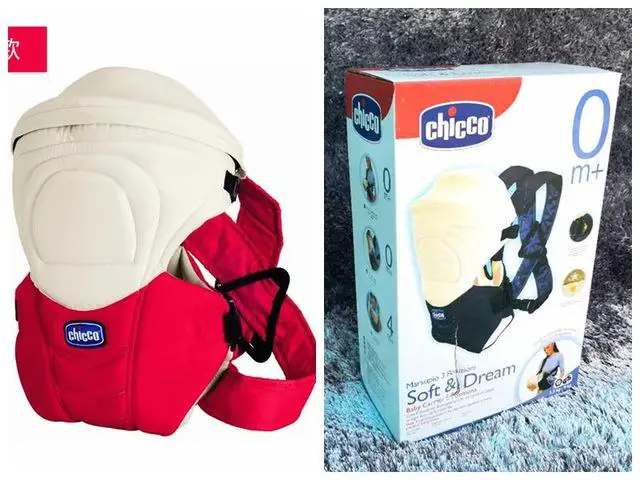 Сумка-кенгуру для ребенка сумка слинг хип детская коляска кенгуру для младенцев Передняя и задняя Толстовка Хипсит для переноски детей Pognae Рюкзак-переноска - Цвет: 1608 Red With Box