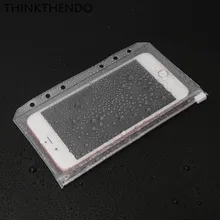 5pcs Waterproof Bag Phone Pouch Cover Mobile Case Beach Outdoor Swimming Pool Snorkeling Bag A5 A6 A7 PVC File Holder Bag