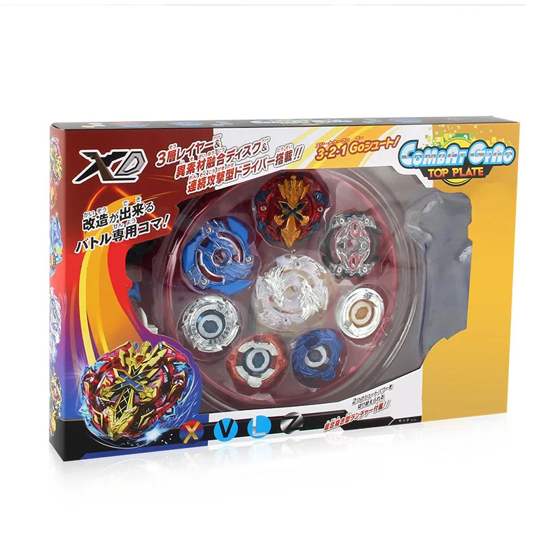 Классическая игрушка Beyblade DIY гироскоп с конкурентоспособным игрушечный Боевой набор костюм Дробеструйная гироскоп Игрушка ручка Запуск комбинация Рождественский подарок - Цвет: 16