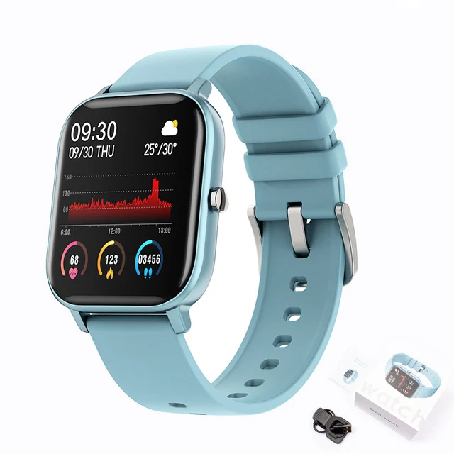 2021 New Full Touch Screen Smart Watch Men Women Sports Multifunction Heart Rate Monitoring Fitness Smartwatch For Xiaomi Huawei 