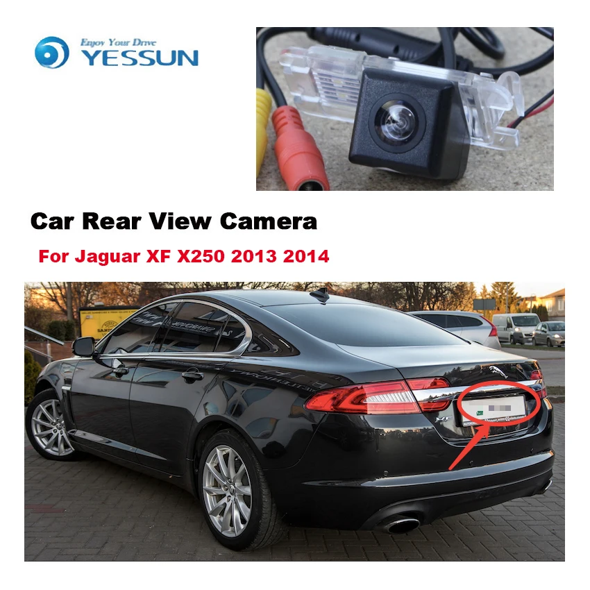 Камера для парковки YESSUN Jaguar XF X250 2013 2014 камера заднего вида HD CCD ночное видение +