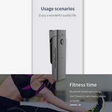 Портативный Bluetooth аудио приемник воротник клип Тип беспроводной адаптер для смартфонов гарнитура стерео аудио адаптер
