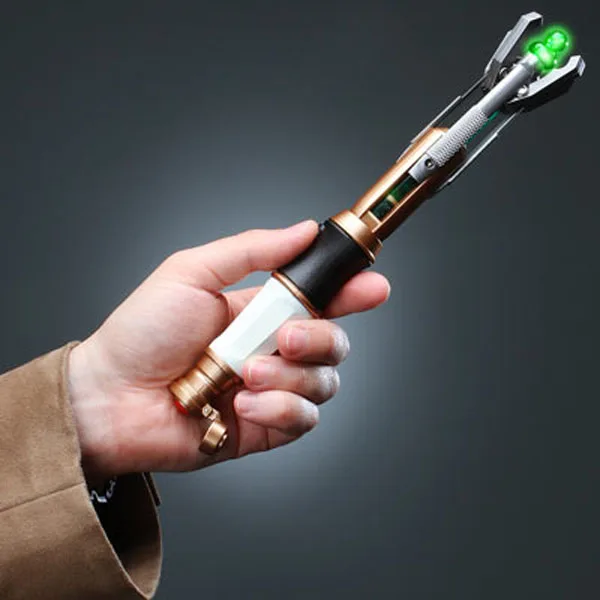 Dr Who 10th 12th Sonic отвертка светильник и звуковые коллекторы фигурка игрушки Рождественский подарок кукла