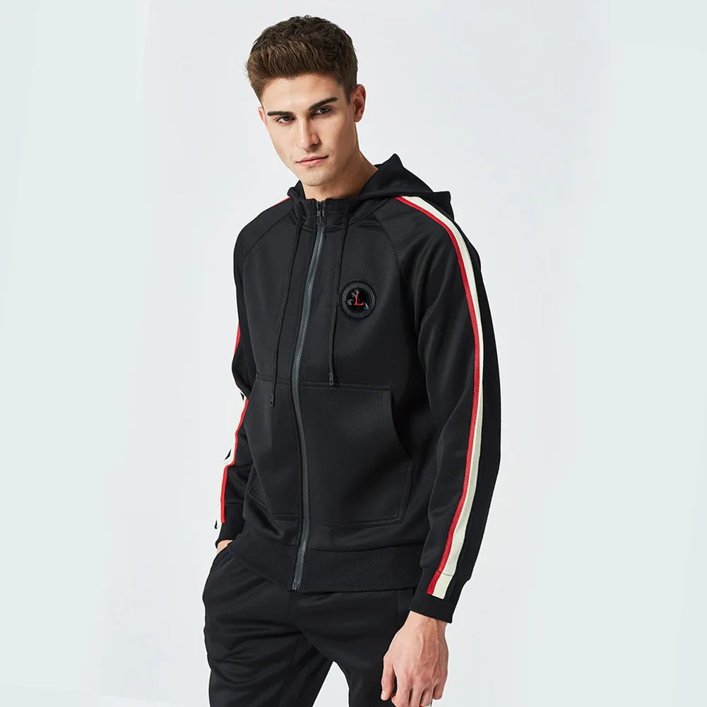 

2019 New Men's Set Spring Autumn Men Sportswear 2 Piece Sets Sports Suit Hoodies+Pant Sweatsuit Male Tracksuit Jogger Clothing