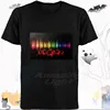 Birthday Party 100% Cotton Led Light Up El Panel T-shirt Music Activated Flashing El Panel T-shirt 2