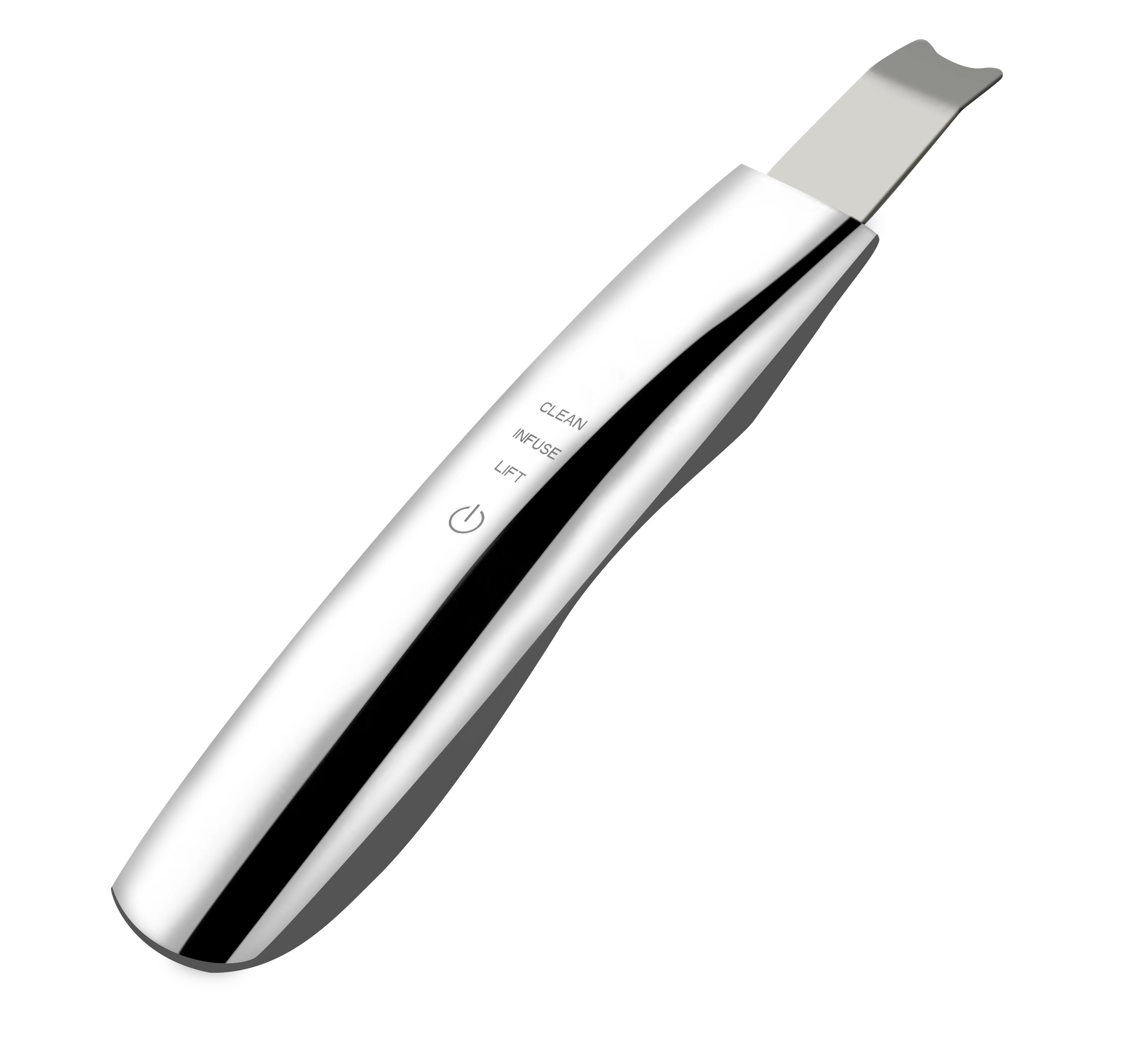 Wireless Rechargeable Ultrasonic Ion Face Skin Scrubber Facial Cleaner Spatula Peeling Vibration Blackhead Removal Exfoliating