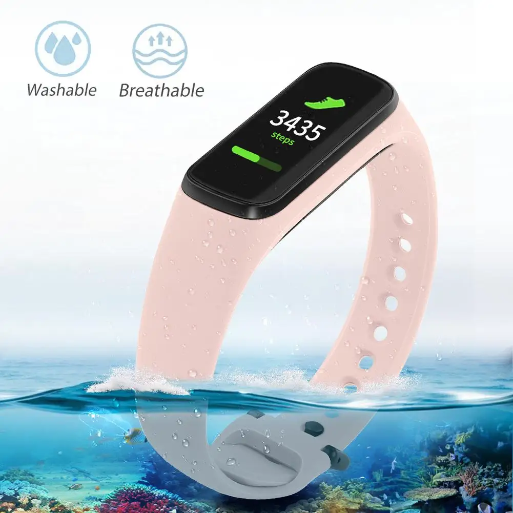 Силиконовый ремешок для часов для samsung Galaxy Fit-e/R375 сменный браслет наручных часов спортивный наручный браслет аксессуары
