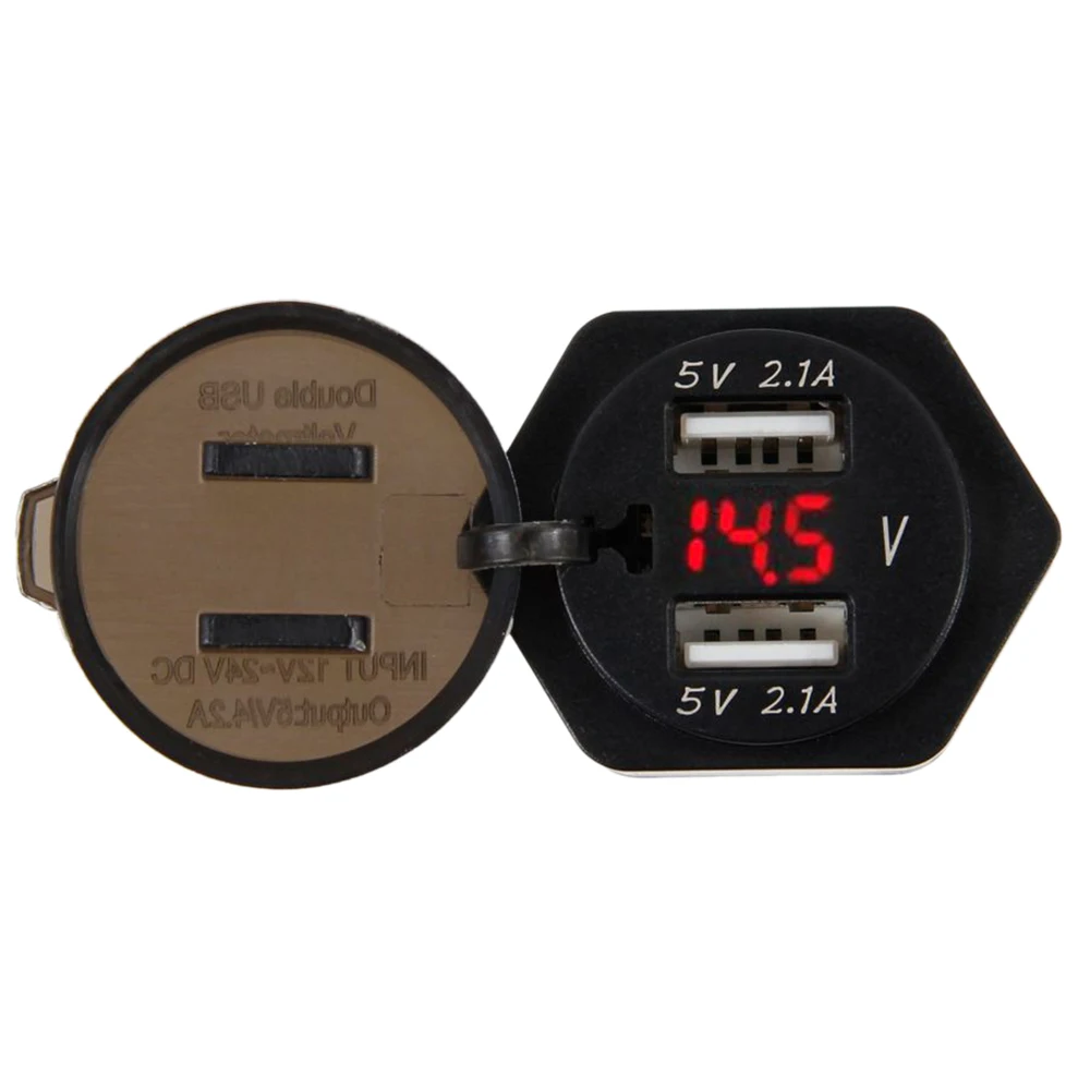 

Motorcycle Dual USB Charger for BMW R1250GS/ADV LC 2019 Charger for Triumph Tiger for Ducati Multistrada 1200 Cigarette Lighter