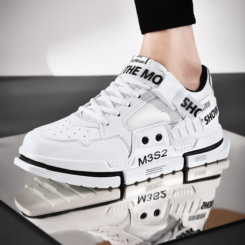 white black zapatos para Corner transpirables para deportes al aire libre zapatillas ligeras para mujer calzado de entrenamiento atleti - Цвет: white black