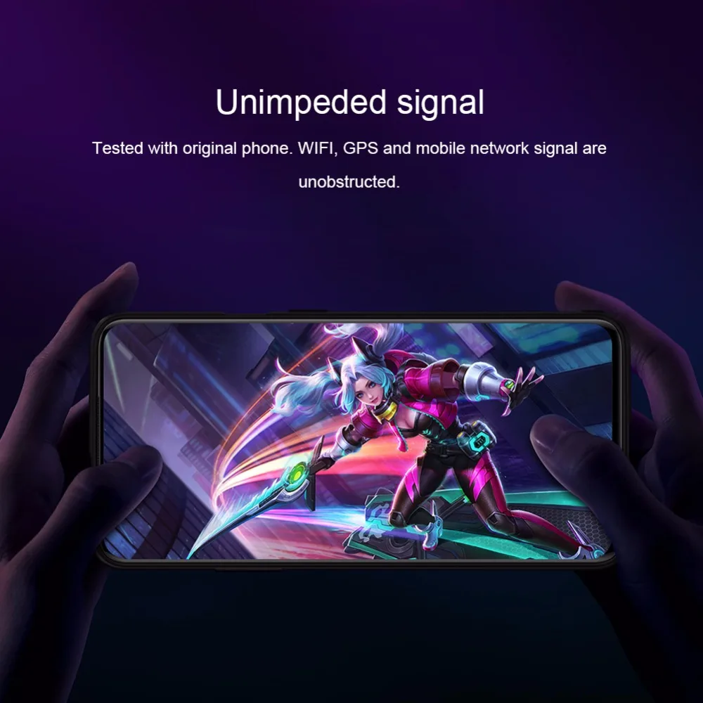 10 шт./лот Nillkin градиентный мерцающий чехол для Oneplus 7T pro мерцающий защитный чехол