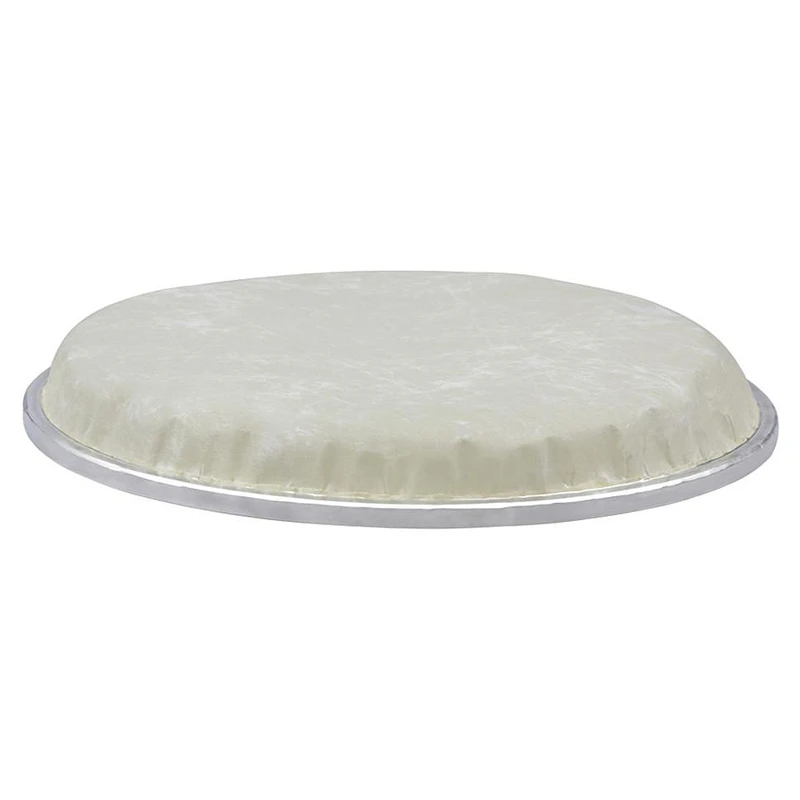 Artificial Animal Skin 27.5Cm Diameter Drums Skin Round for Bongo Drums / Shaman Drums / African Tambourine Beige