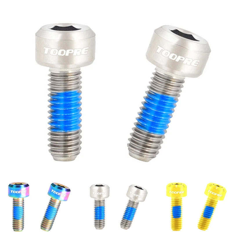2 шт. велосипедные болты высокой прочности из титанового сплава M5x14mm горный велосипед дорожный переключатель для велосипеда крепления
