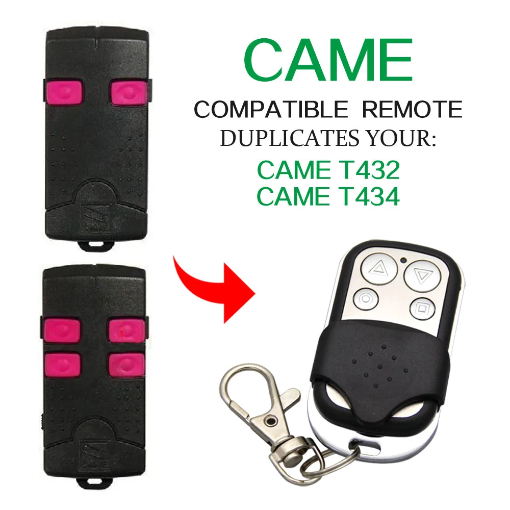 Copy CAME T432 T434 Remote Control 433.92mhz Compatible Garage Door 433mhz | Безопасность и защита