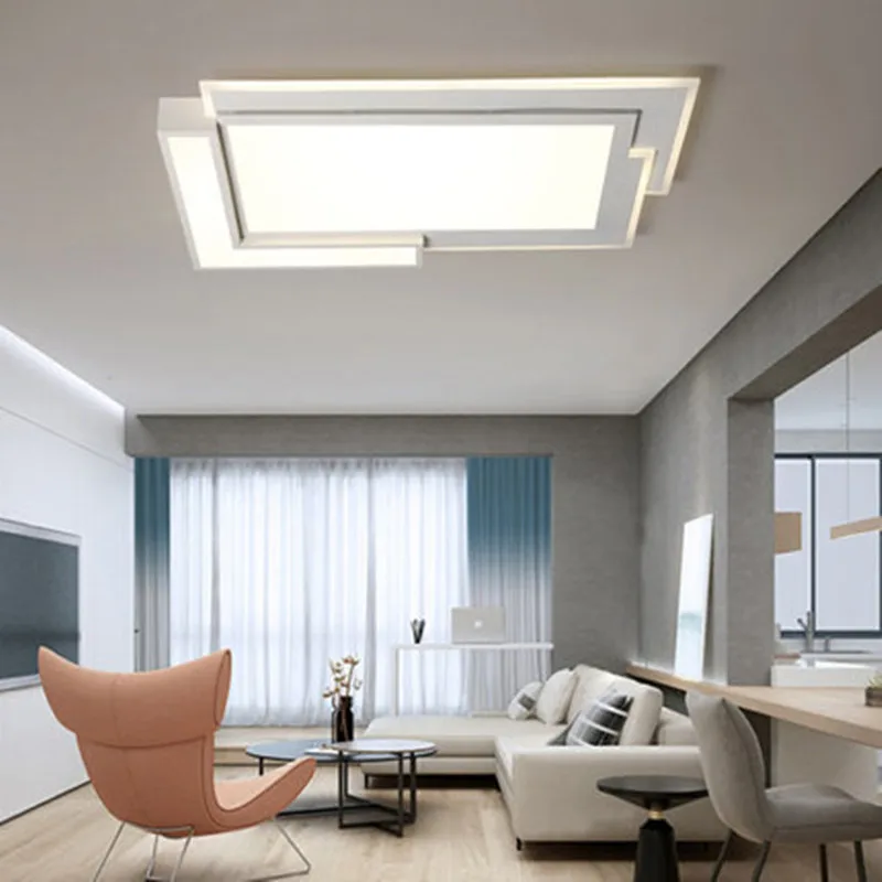 

Acrylic Modern ceiling lights for living room bedroom White Simple Plafon led ceiling lamp home lighting fixtures AC85-260V