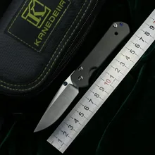 Kanedeiia Малый sebenza 21 простой складной нож s35vn лезвие титановая ручка Кемпинг Охота выживания карманный фрукты Ножи EDC инструмент