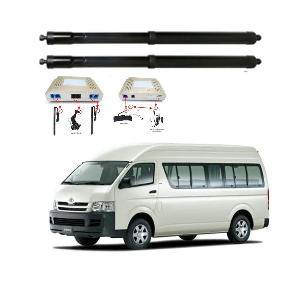 

New Electric tailgate refitted for Toyota HIACE 2010 -2020 Tail box intelligent electric tail door Power tailgate lift Lock