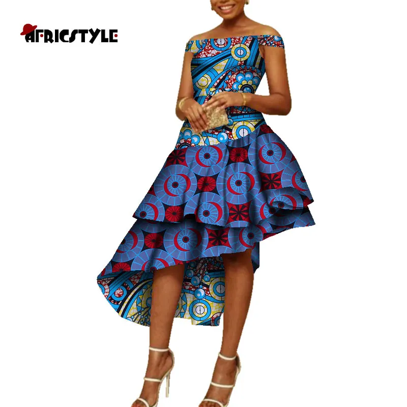 Новое Женское платье без рукавов в африканском стиле, платья Анкары, Коктейльные Вечерние платья WY5327 - Цвет: 13