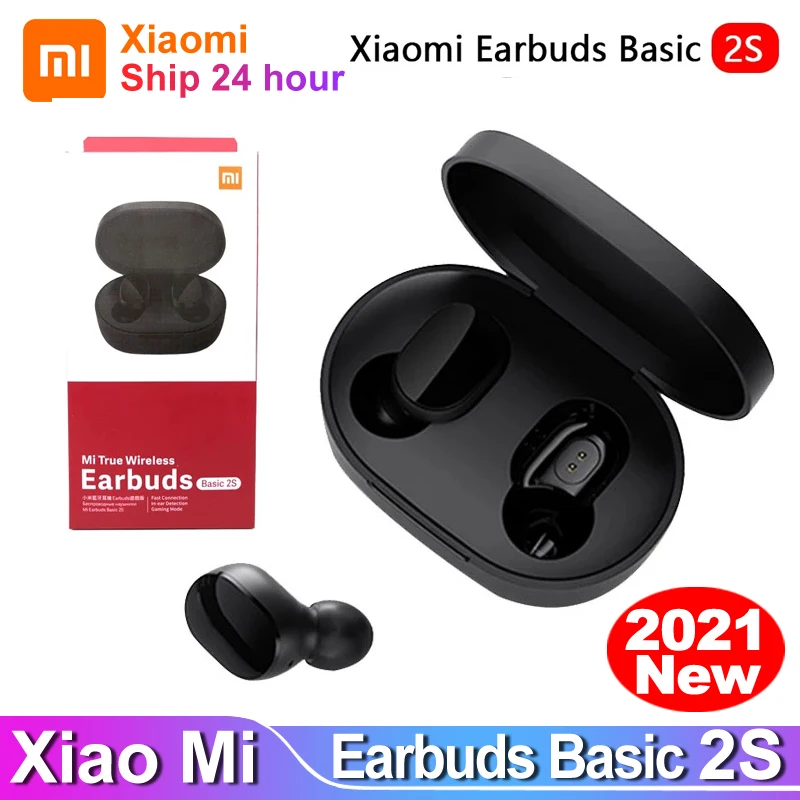 Оригинальные наушники Xiaomi Redmi Airdots 2 S беспроводные Mi True Wireless базовые s Bluetooth 5 0 Air2 SE