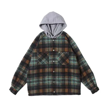 

FLANNEL Hooded Represent Men Women 1:1 Best Quality JACKET Hoodies Kanye West harajuku