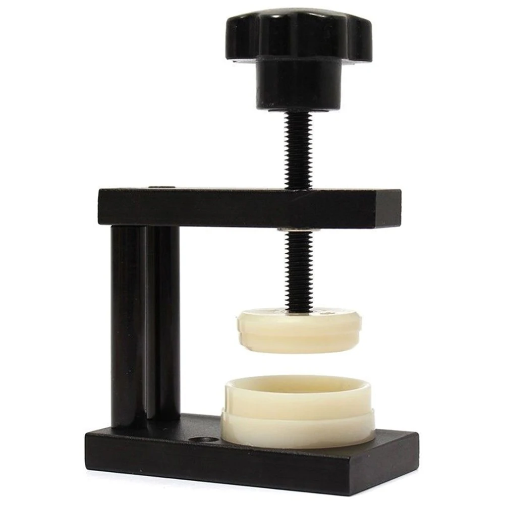 

Machine Bottom Cover Fixing Base Case Tool Watch Back Closer Remover Snap On Professional Watchmaker Clock Press Repair Rear DIY