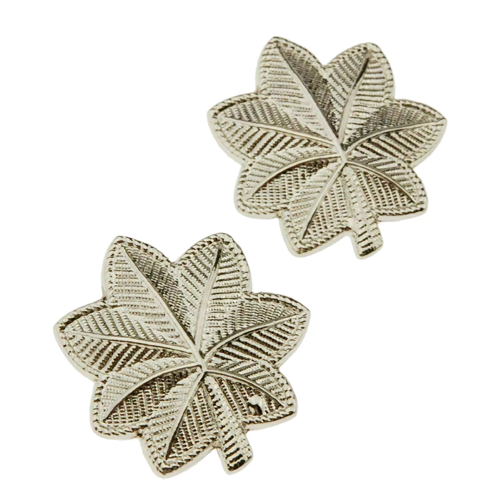 Пара WW2 Американский армейский подколонник EPAULETTE устройство ранг INSIGNIA листья COCKADE