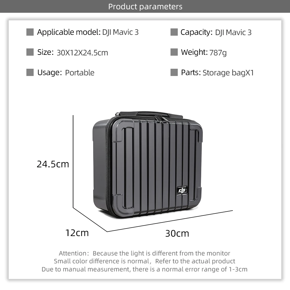 Drone Box Drone Accessories DJI Case Drone Case for DJI Mavic 3 Classic suitcase portable storage hard case for DJI Mavic 3 storage box