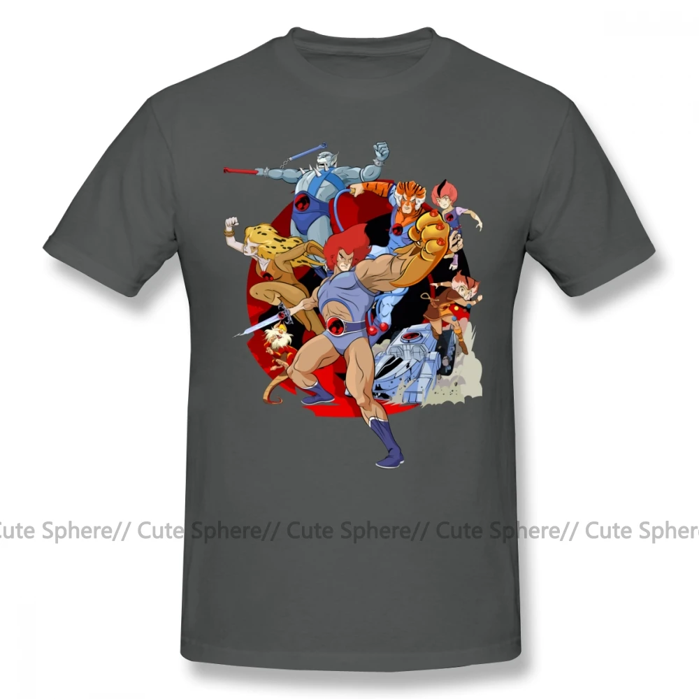 Футболка Thundercats, футболка Thundercats, напечатанная ХХХ футболка, Мужская потрясающая 100 хлопковая Базовая футболка с коротким рукавом