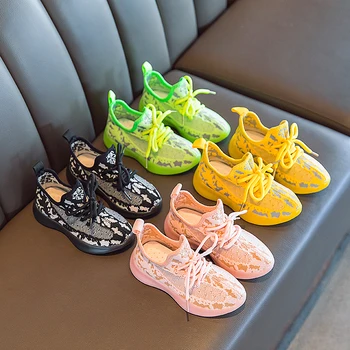 

New Hot Children’s casual shoes Girls' Shoe Boy Sneakers Breathable GIRL'S Shoes Versatile Kindergarten Princess student shoes