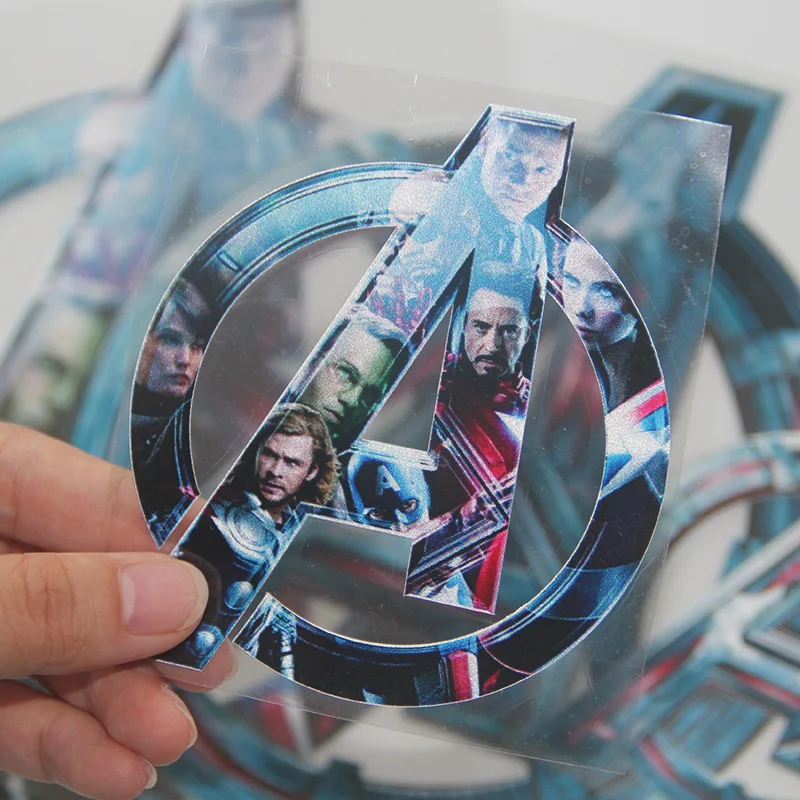 Наклейки Marvel водонепроницаемые для мотоцикла холодильник ноутбук мото скейтборд багаж гитара мебель наклейка "Мстители"