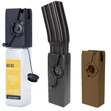 Tactical Airsoft BB Speed Loader M4 3000rd Rounds Hand Crank Storage Bottle AK MP5 G36 Magazine Bullet Clip BB Converter