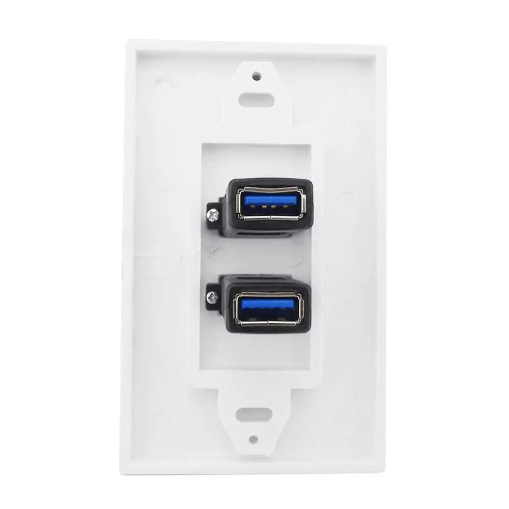 Новинка 2021 настенное зарядное устройство DOONJIEY с двойным USB 3 0 розетка креплением
